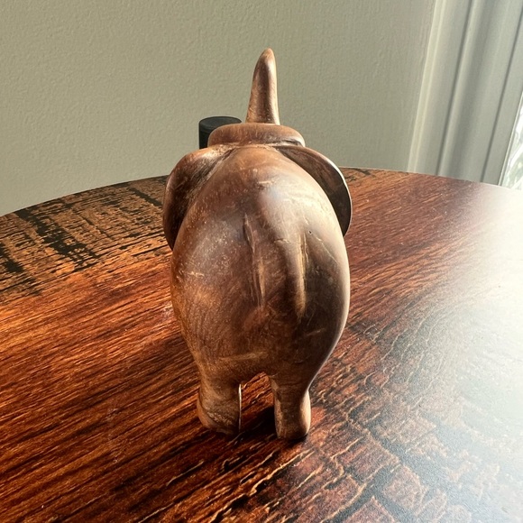 Wooden Elephant Figurine - Picture 7 of 11